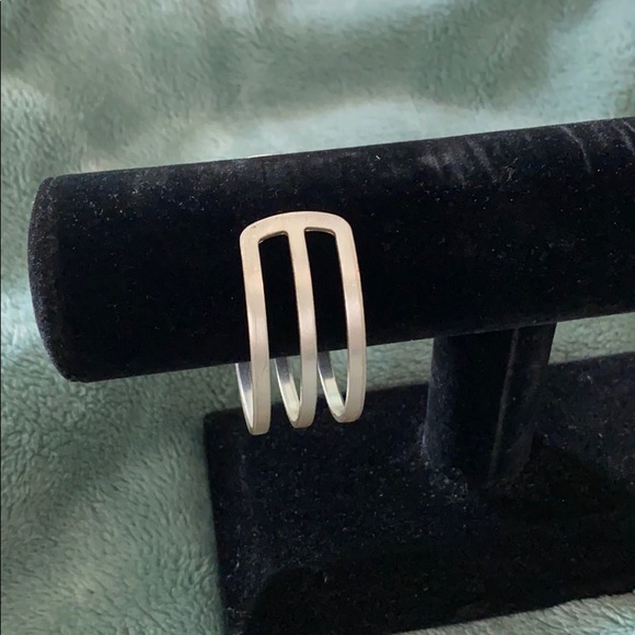 Silver Cuff Bangle - Picture 2 of 4